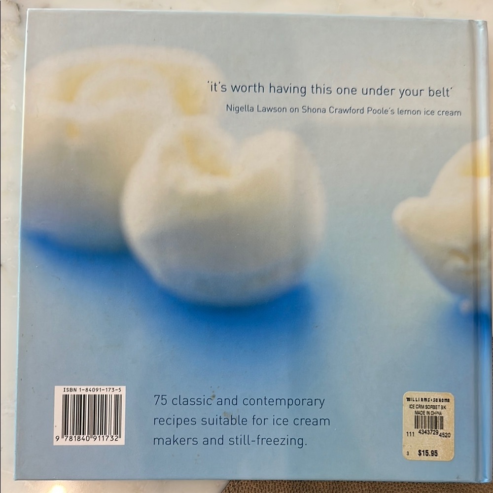 Ice Cream Cookbook by Shona Crawford Poole - Picture 3 of 3